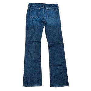 The Diva Old Navy Straight Leg Stretch Denim Jeans, Dark Wash Blue, Size 6 Long